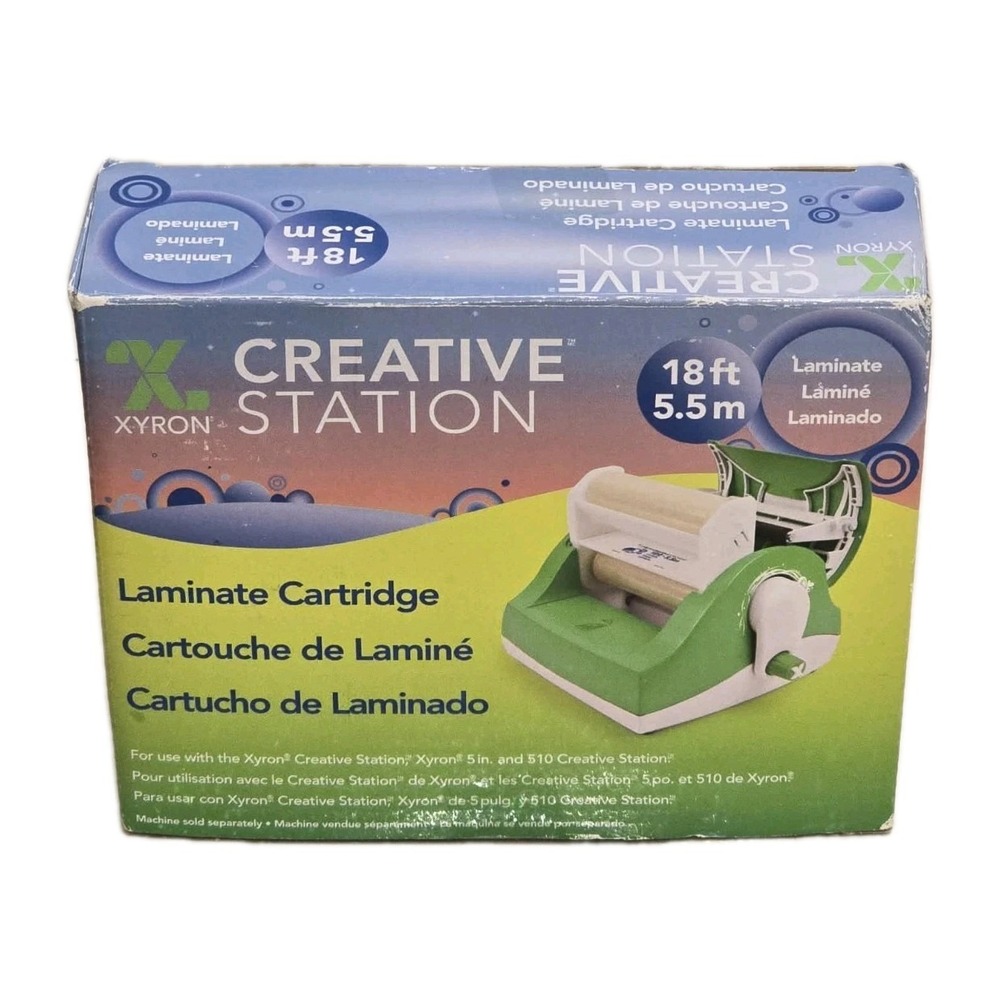 Xyron Creative Station Laminate Cartridge 18ft NIB |‎ Craft Scrapbook Office 📦